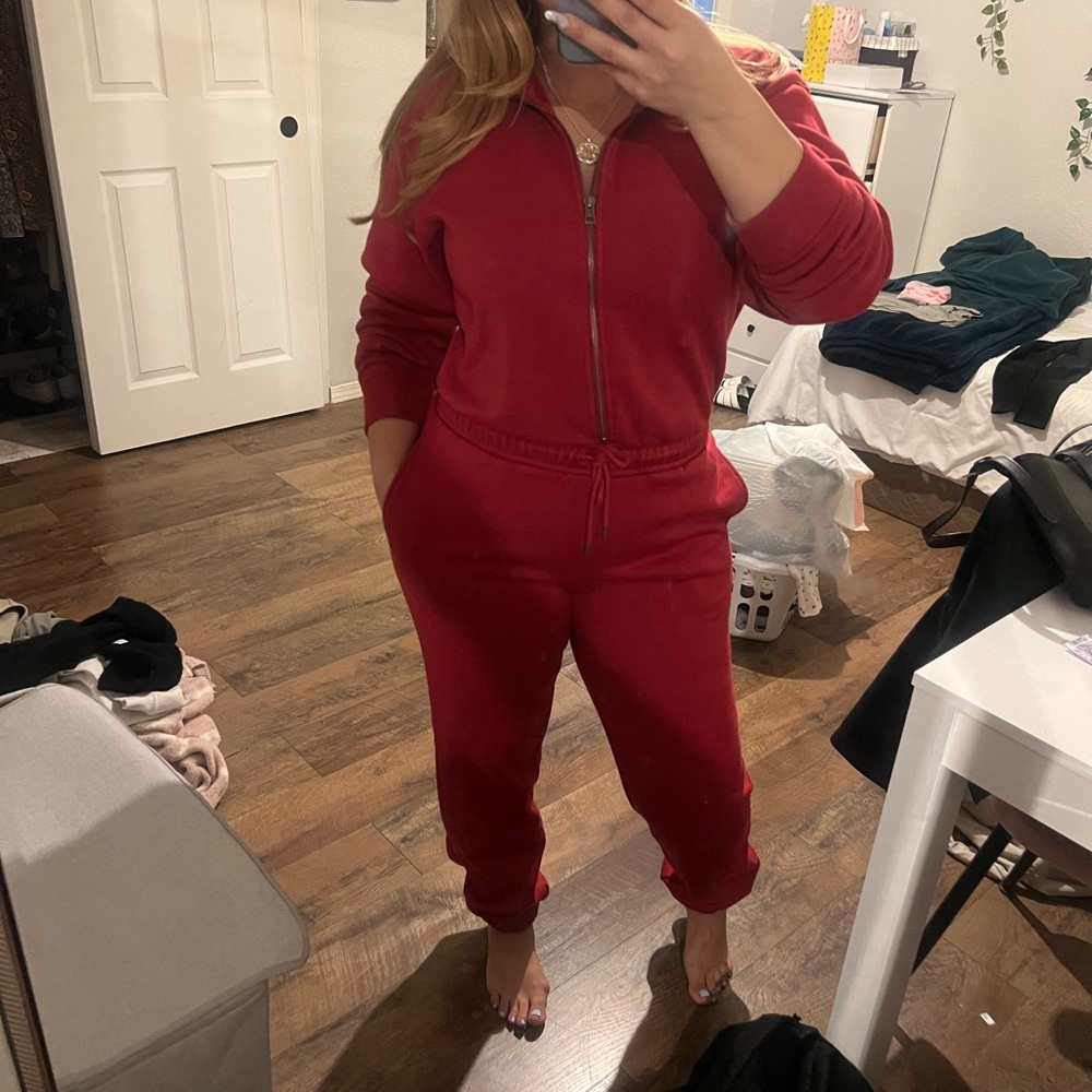 NWT Universal Thread Red Jumpsuit